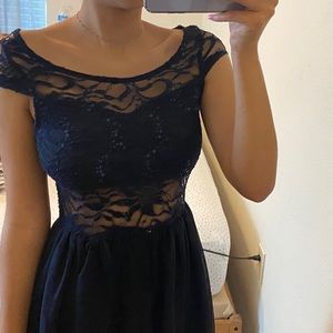 Navy Blue Dress